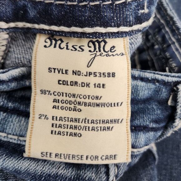 Miss Me Jeans Pocket Bootcut Embellished Womens Size 28 - Picture 3 of 11